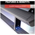 Aries 3036572 Running Boards, Carbide Black Powder Coat, Aluminum, Sport Utility, 69.6 in., ActionTrac Series - Image 13