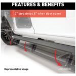 Aries 3036572 Running Boards, Carbide Black Powder Coat, Aluminum, Sport Utility, 69.6 in., ActionTrac Series - Image 6