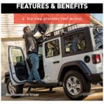 Aries 3036572 Running Boards, Carbide Black Powder Coat, Aluminum, Sport Utility, 69.6 in., ActionTrac Series - Image 8