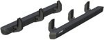 Aries 3048321 Running Boards, Powdercoated Textured Black, Aluminum, Cab & Chassis - Crew Cab/Crew Cab Pickup, 83 in., ActionTrac Series - Image 2
