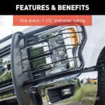 Aries 3069 Grille Guard, Semi-Gloss Black Powder Coat Carbon Steel - Image 7
