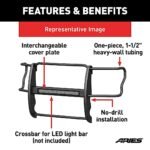 Aries P3069 Grille Guard, Powdercoated Textured Black Carbon Steel - Image 5