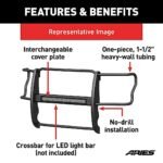Aries P4092 Grille Guard, Powdercoated Textured Black Carbon Steel - Image 4
