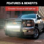 Aries P4092 Grille Guard, Powdercoated Textured Black Carbon Steel - Image 5