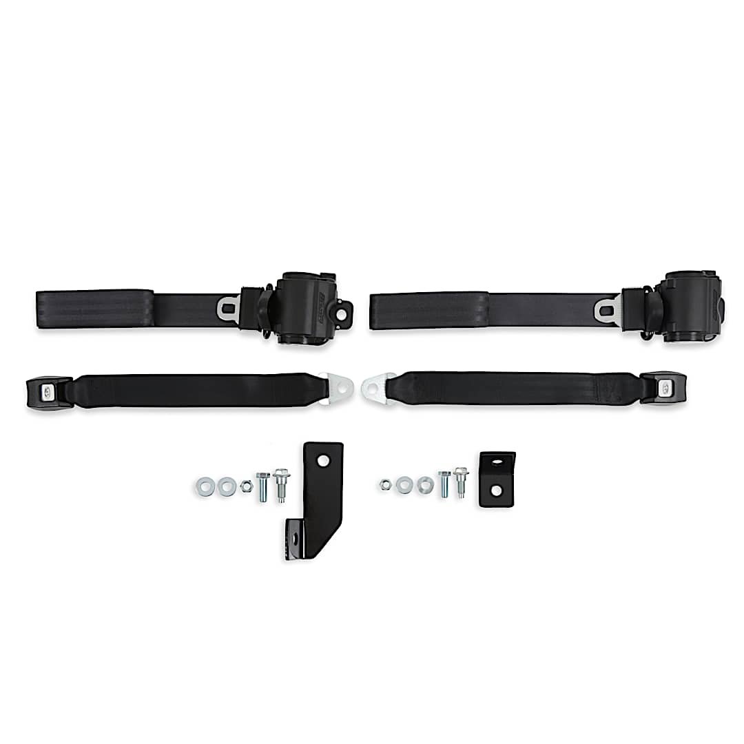 brobeltkt2bk_1.jpg Brothers Trucks BELTKT2BK Seat Belt, 3-Point - Black - Image 1