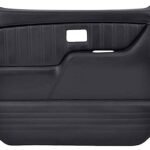 Brothers Trucks QDP0080RED Door Trim Panel - Black and Red