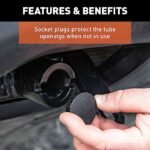 Curt 70142 Tow Bar - Powdercoated Gloss Black, Carbon Steel, Direct Fit, Sold Individually - Image 5