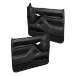 Coverlay 12-92F-BLK Front, Driver and Passenger Side Door Trim Panel - Black