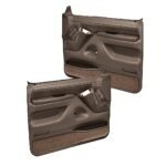 Coverlay 12-92F-DBR Front, Driver and Passenger Side Door Trim Panel - Dark Brown