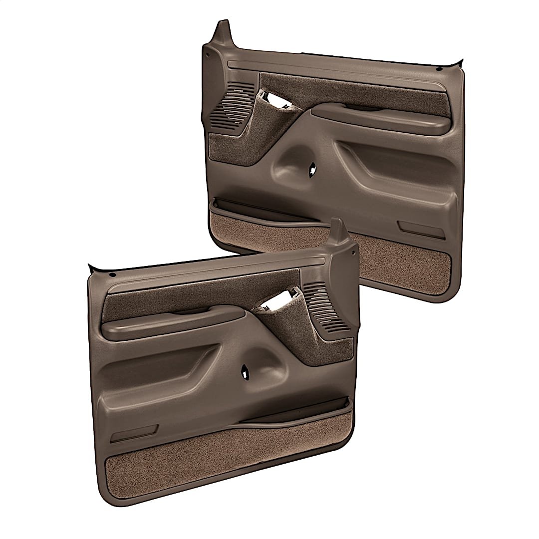 cvl1292fdbr_1.jpg Coverlay 12-92F-DBR Front, Driver and Passenger Side Door Trim Panel - Dark Brown - Image 1