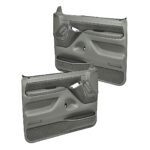 Coverlay 12-92F-MGR Front, Driver and Passenger Side Door Trim Panel - Medium Gray