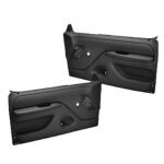 Coverlay 12-92N-DGR Front, Driver and Passenger Side Door Trim Panel - Dark Gray