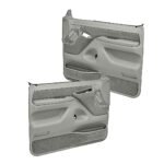 Coverlay 12-94F-LGR Front, Driver and Passenger Side Door Trim Panel - Light Gray