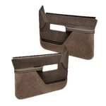 Coverlay 18-37F-DBR Front, Driver and Passenger Side Door Trim Panel - Dark Brown