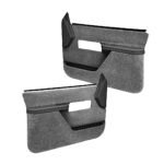 Coverlay 18-37F-DGR Front, Driver and Passenger Side Door Trim Panel - Dark Gray
