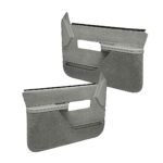 Coverlay 18-37F-LGR Front, Driver and Passenger Side Door Trim Panel - Light Gray
