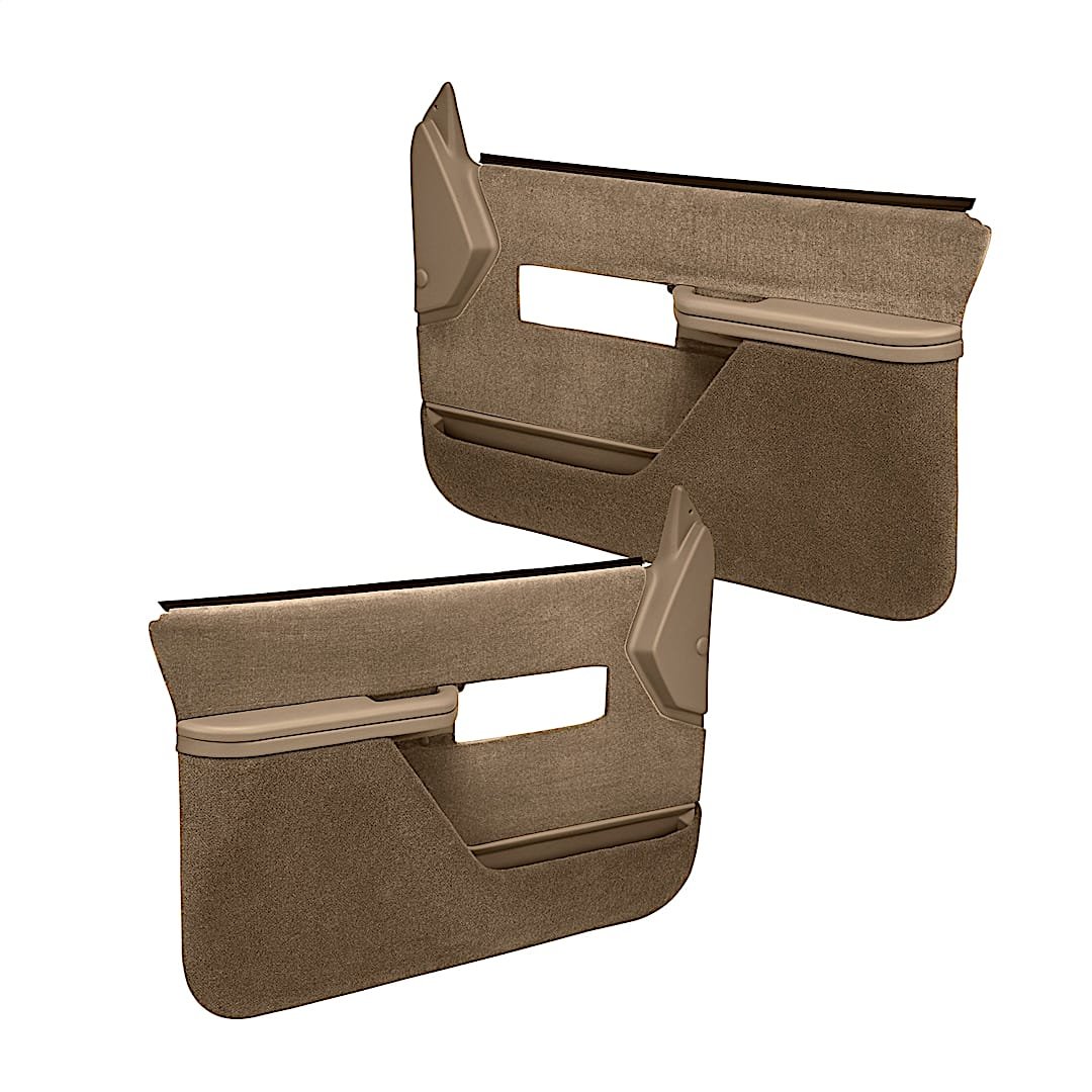 cvl1837flbr_1.jpg Coverlay 18-37F-LBR Front, Driver and Passenger Side Door Trim Panel - Light Brown - Image 1