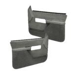 Coverlay 18-37F-MGR Front, Driver and Passenger Side Door Trim Panel - Medium Gray