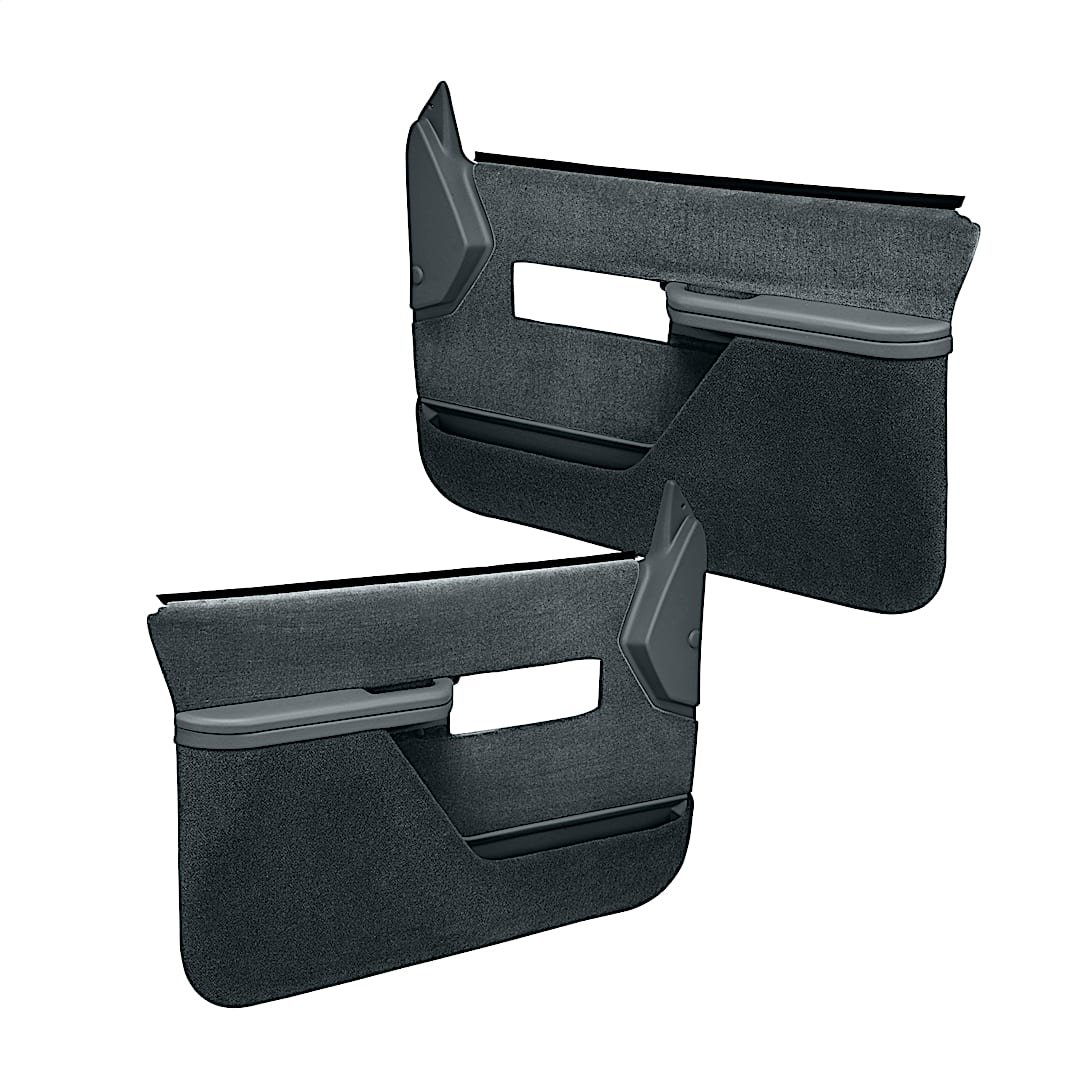 cvl1837fsgr_1.jpg Coverlay 18-37F-SGR Front, Driver and Passenger Side Door Trim Panel - Slate Gray - Image 1