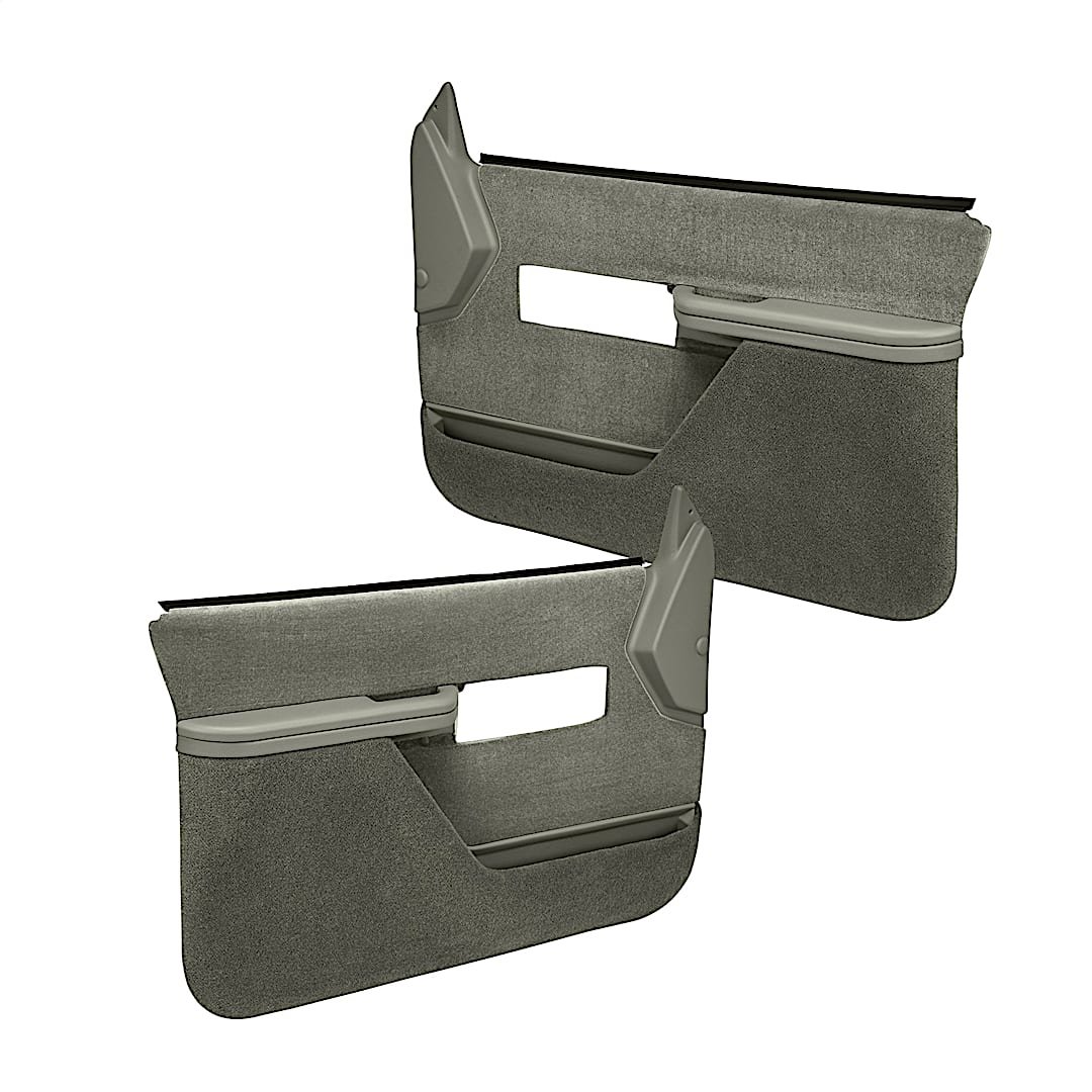 cvl1837ftgr_1.jpg Coverlay 18-37F-TGR Front, Driver and Passenger Side Door Trim Panel - Taupe Gray - Image 1