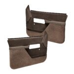 Coverlay 18-37N-DBR Front, Driver and Passenger Side Door Trim Panel - Dark Brown