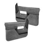 Coverlay 18-37N-DGR Front, Driver and Passenger Side Door Trim Panel - Dark Gray