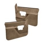 Coverlay 18-38F-LBR Front, Driver and Passenger Side Door Trim Panel - Light Brown
