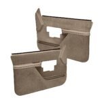 Coverlay 18-38F-MBR Front, Driver and Passenger Side Door Trim Panel - Medium Brown