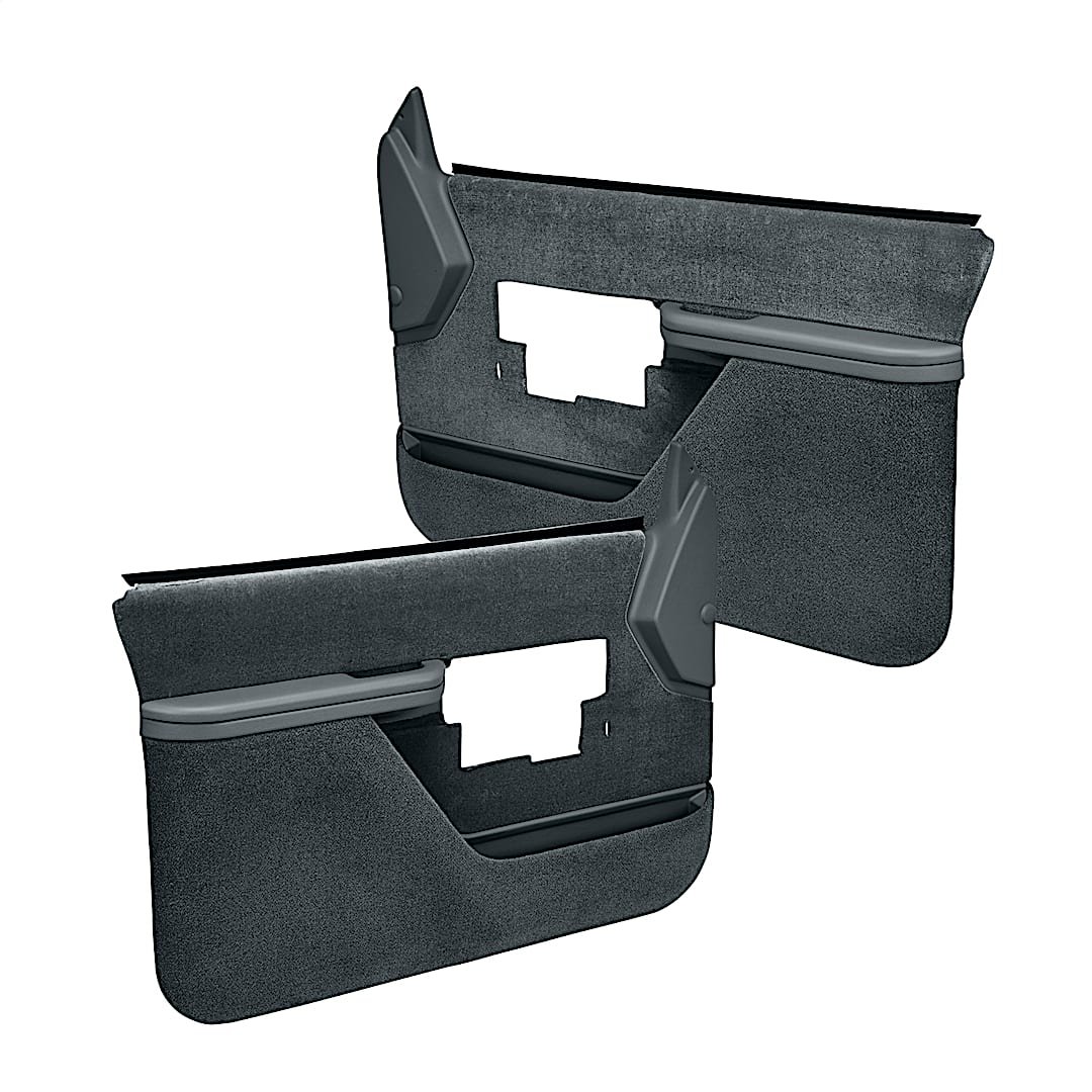 cvl1838fsgr_1.jpg Coverlay 18-38F-SGR Front, Driver and Passenger Side Door Trim Panel - Slate Gray - Image 1