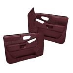 Coverlay 18-47F-MR Front, Driver and Passenger Side Door Trim Panel - Maroon