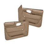Coverlay 18-47N-LBR Front, Driver and Passenger Side Door Trim Panel - Light Brown