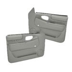 Coverlay 18-47N-LGR Front, Driver and Passenger Side Door Trim Panel - Light Gray