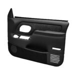 Coverlay 18-59F-BLK Front, Driver and Passenger Side Door Trim Panel - Black - Image 2