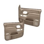 Coverlay 18-59F-MBR Front, Driver and Passenger Side Door Trim Panel - Medium Brown