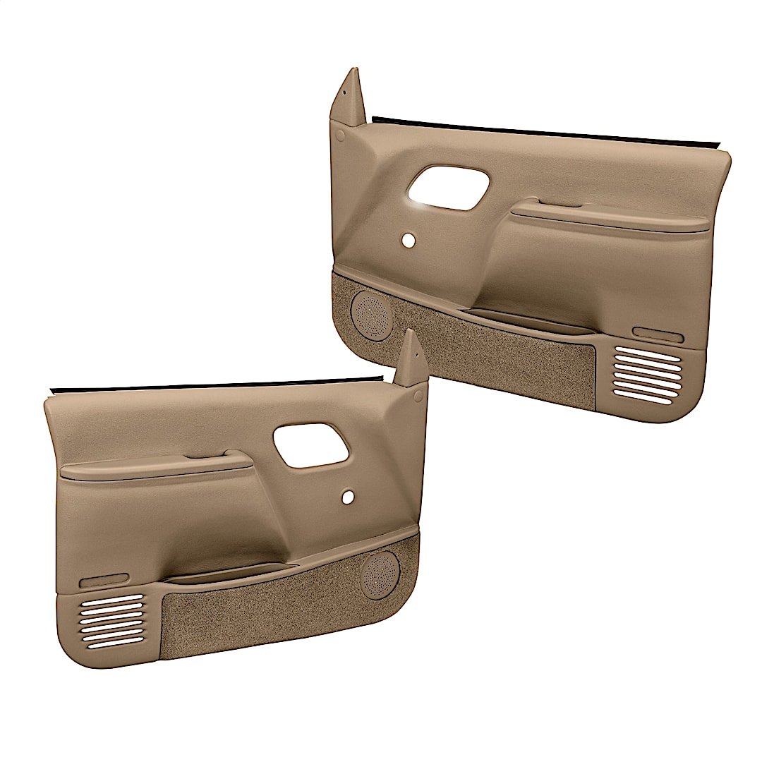 cvl1859nlbr_1.jpg Coverlay 18-59N-LBR Front, Driver and Passenger Side Door Trim Panel - Light Brown - Image 1