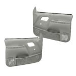 Coverlay 18-59N-LGR Front, Driver and Passenger Side Door Trim Panel - Light Gray