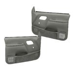 Coverlay 18-59N-MGR Front, Driver and Passenger Side Door Trim Panel - Medium Gray