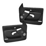 Coverlay 18-63FB-BLK Front, Driver and Passenger Side Door Trim Panel - Black