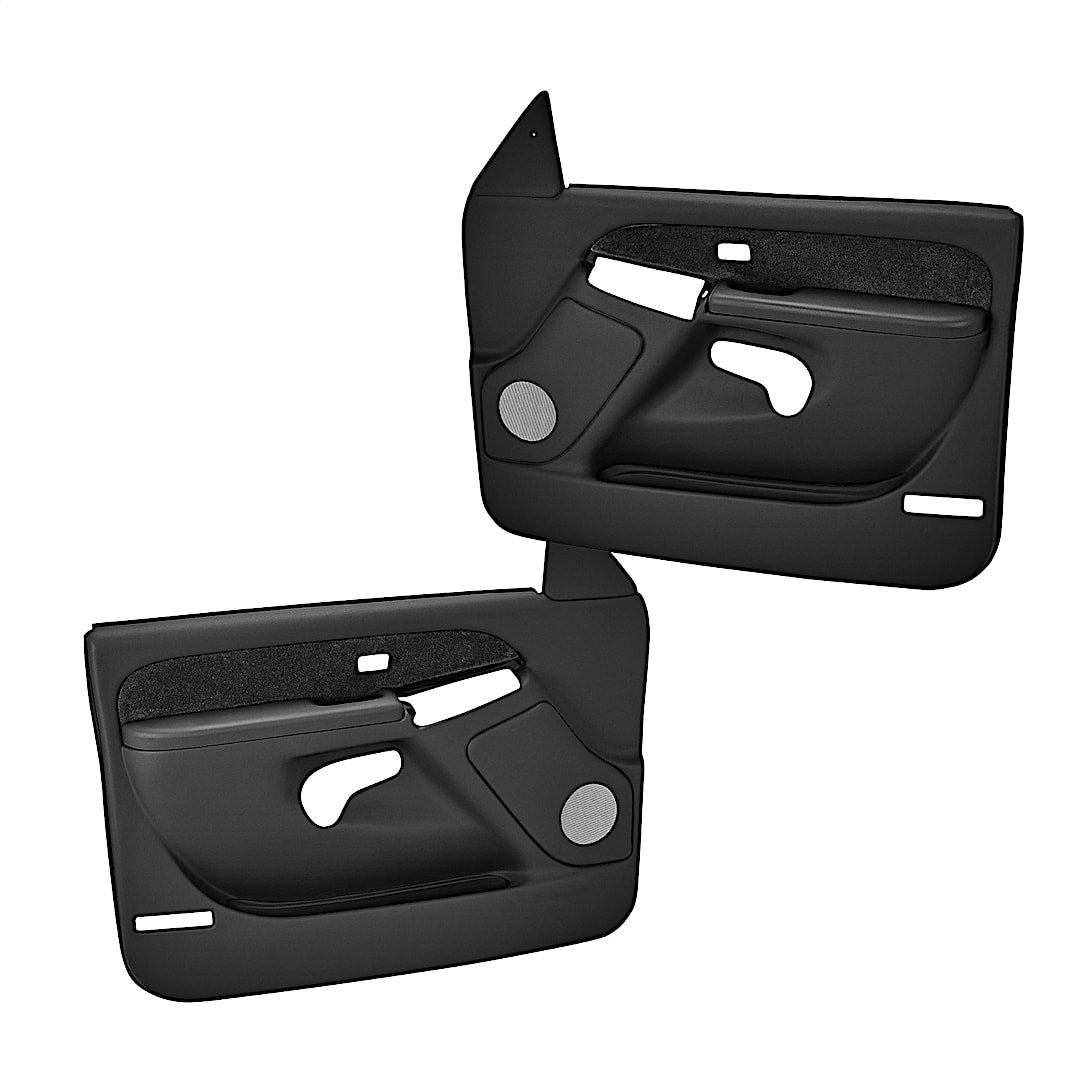 cvl1863fblk_1.jpg Coverlay 18-63F-BLK Front, Driver and Passenger Side Door Trim Panel - Black - Image 1