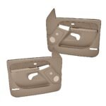 Coverlay 18-63FB-MBR Front, Driver and Passenger Side Door Trim Panel - Medium Brown