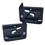 Coverlay 18-63F-DBL Front, Driver and Passenger Side Door Trim Panel - Dark Blue