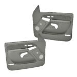 Coverlay 18-63FHB-MGR Front, Driver and Passenger Side Door Trim Panel - Medium Gray