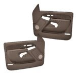 Coverlay 18-63FH-DBR Front, Driver and Passenger Side Door Trim Panel - Dark Brown