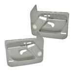Coverlay 18-63FH-LGR Front, Driver and Passenger Side Door Trim Panel - Light Gray