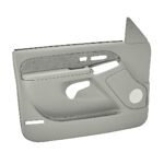 Coverlay 18-63FH-LGR Front, Driver and Passenger Side Door Trim Panel - Light Gray - Image 3