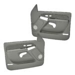 Coverlay 18-63FH-MGR Front, Driver and Passenger Side Door Trim Panel - Medium Gray