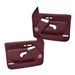 Coverlay 18-63FH-MR Front, Driver and Passenger Side Door Trim Panel - Maroon