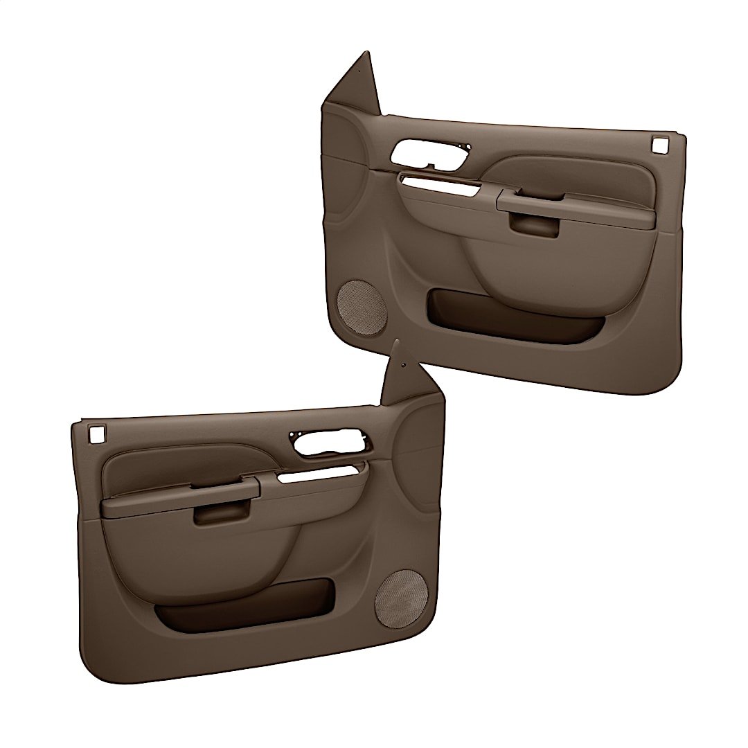 cvl1874fdbr_1.jpg Coverlay 18-74F-DBR Front, Driver and Passenger Side Door Trim Panel - Dark Brown - Image 1