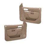 Coverlay 18-74F-LBR Front, Driver and Passenger Side Door Trim Panel - Light Brown