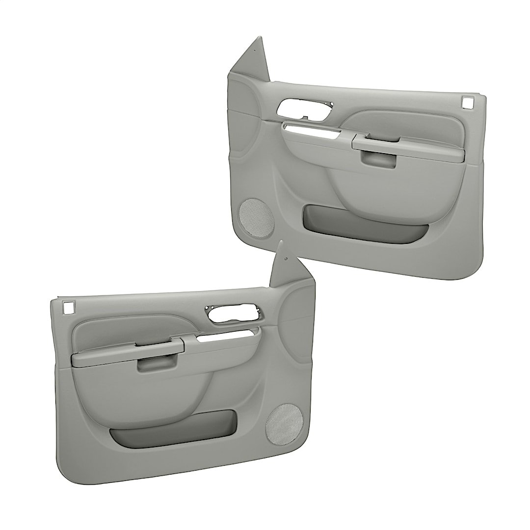 cvl1874flgr_1.jpg Coverlay 18-74F-LGR Front, Driver and Passenger Side Door Trim Panel - Light Gray - Image 1